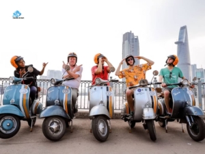 Entering the city’s rhythm through a Ho Chi Minh vespa tour and moving with everyday life