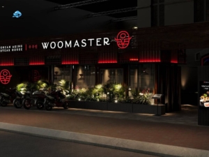 A quiet evening inside a steak house Ho Chi Minh City