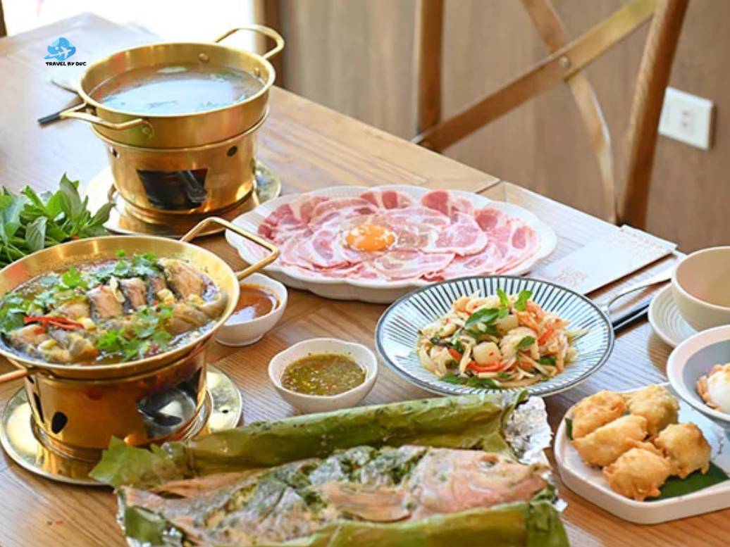 Trying authentic Thai cuisine at a thai restaurant Ho Chi Minh City Bếp Thái Koh Yam