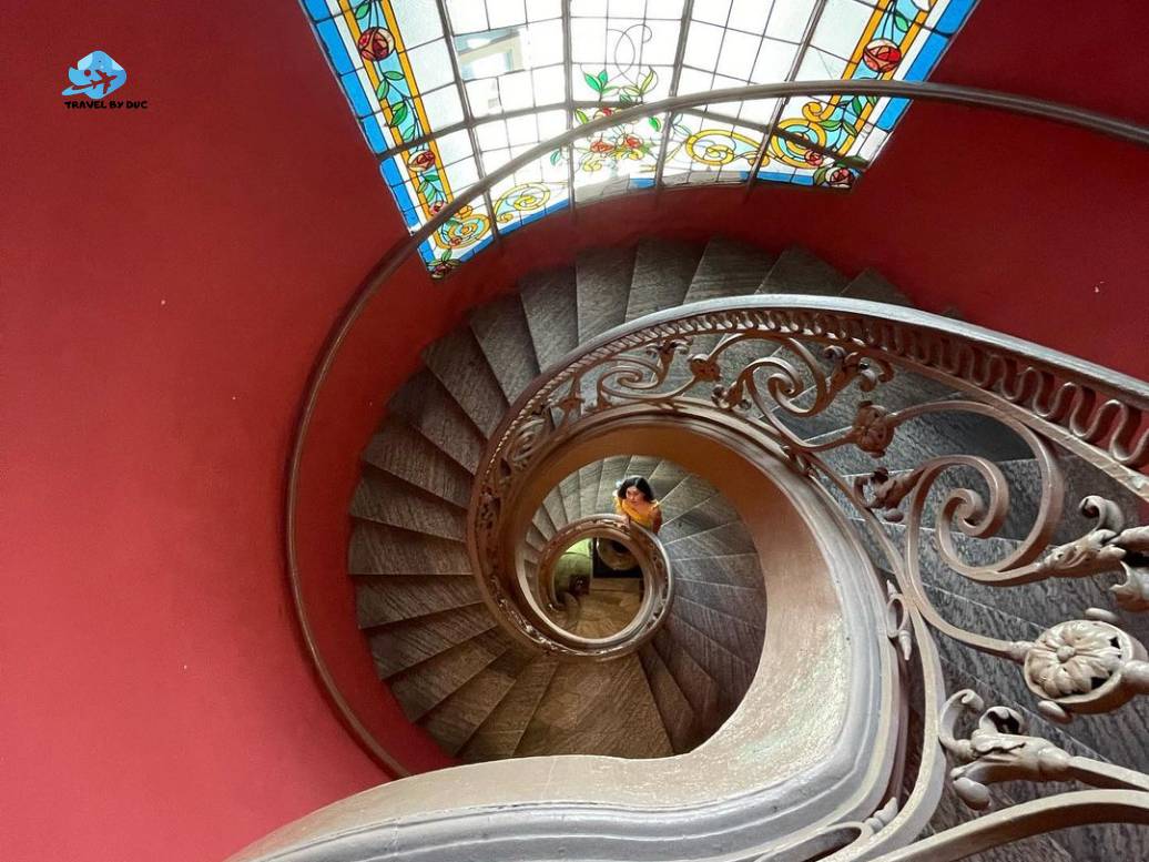 The history behind the museum of fine art Ho Chi Minh Tiles windows staircases and decorative details